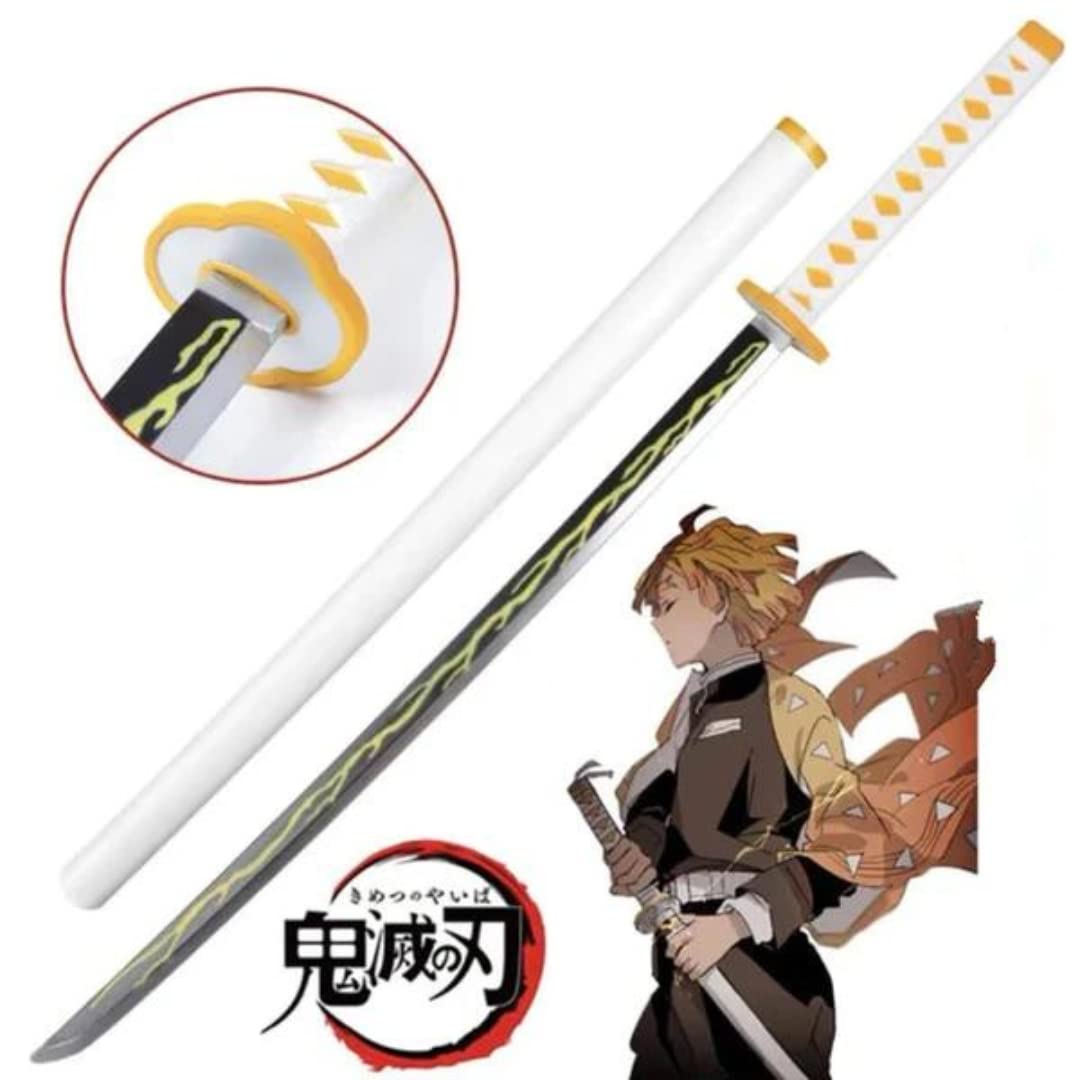 Zenitsu Agatsuma Demon Slayer Wooden Katana