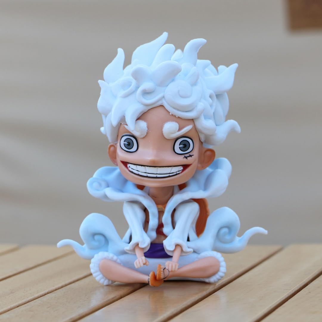 One Piece Luffy Anime Action Figure set of 2