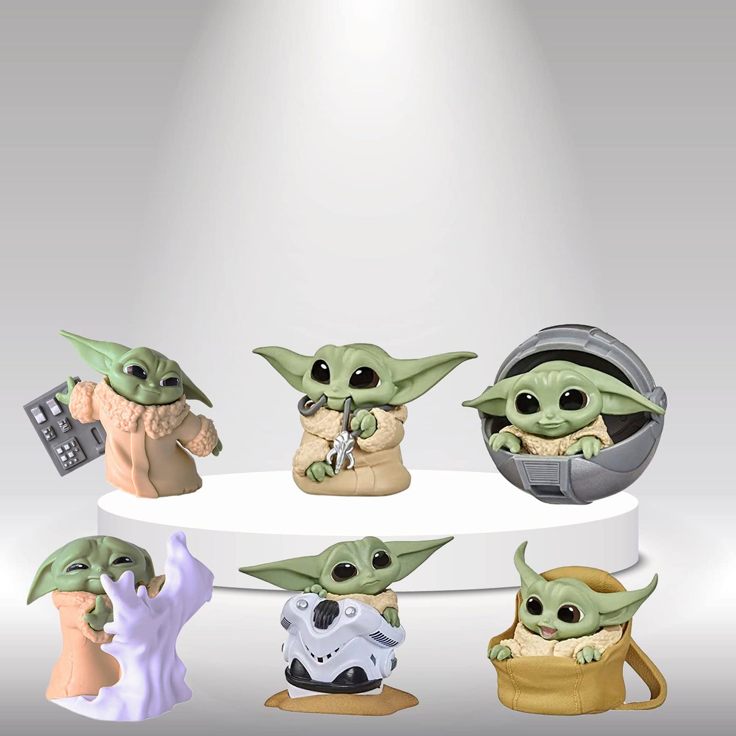 Baby Yoda Action Figure Set of 6