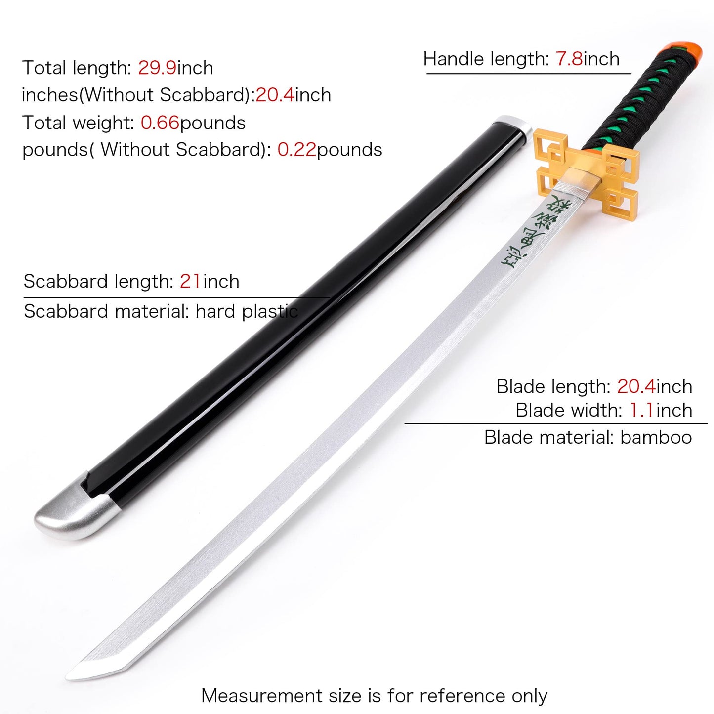 Muichiro Tokito Demon Slayer Anime Wooden Katana