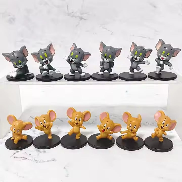 Tom & Jerry Anime Action Figure set of 12
