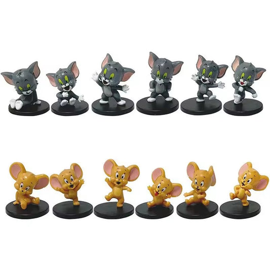 Tom & Jerry Anime Action Figure set of 12