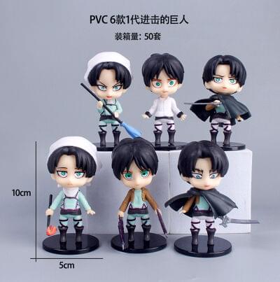 Attack on Titan Action Figure Set of 6