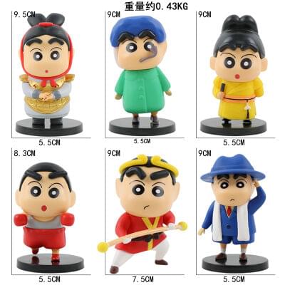 Shinchan Anime Action Figure Set of 6