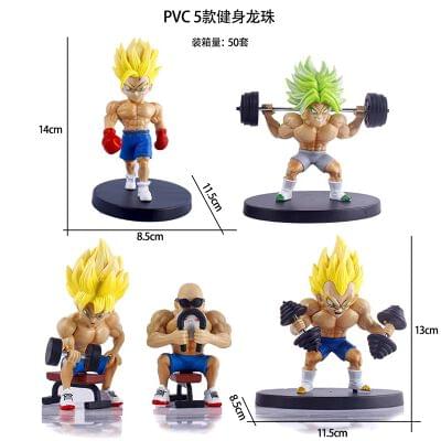 Dragon Ball Z Anime Action Figure Set of 5