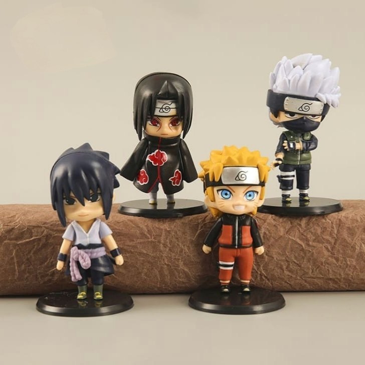 Naturo Anime Action Figure set of 4