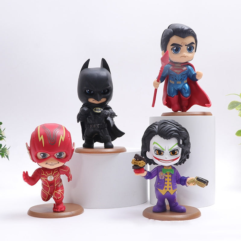 Superhero Anime Action Figure set of 4