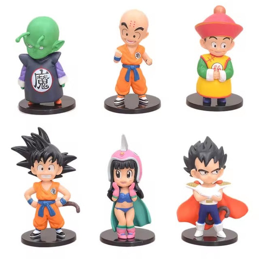 Dragon Ball Z Anime Action Figure Collectible set of 6