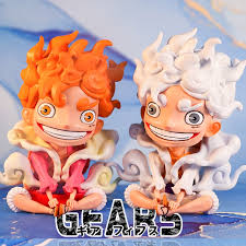 One Piece Luffy Anime Action Figure set of 2