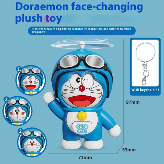 Doraemon Face Changing Keychain