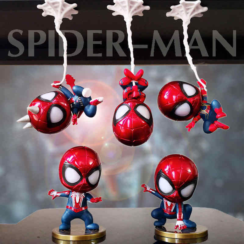 Spider Hero Anime Action Figure set of 5