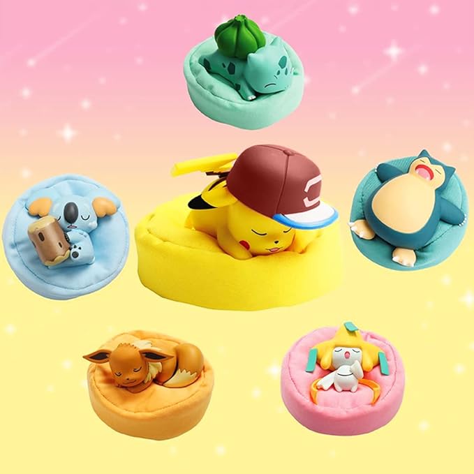 Pokimon Pillow Action Figure set of 6