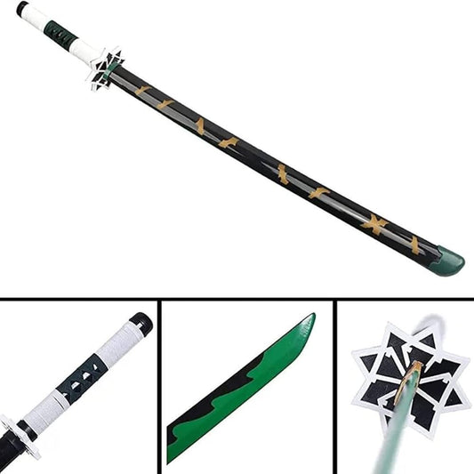 Sanemi Shinazugawa Demon Slayer Anime Wooden Katana