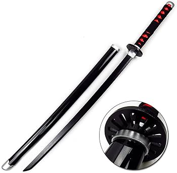 Tanjiro Kamado Demon Slayer Black Wooden Sword