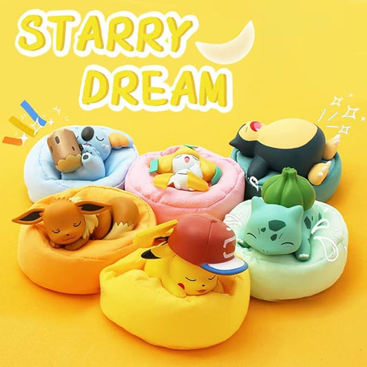 Pokimon Pillow Action Figure set of 6