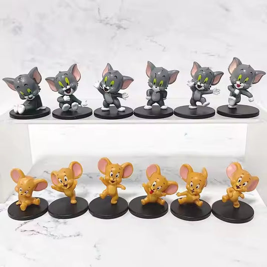 Tom & Jerry Anime Action Figure set of 12