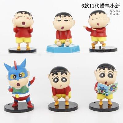 Shinchan Anime Action FIgure set of 6