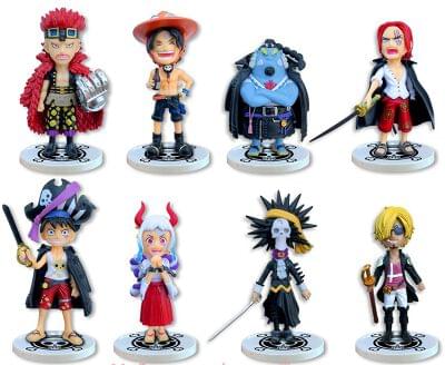 One Piece Anime Action Figure set of 8