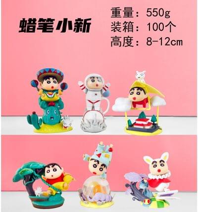 Shinchan Anime Action Figure Set of 6