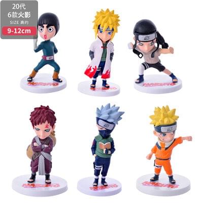 Naturo Anime Action Figure Set of 6