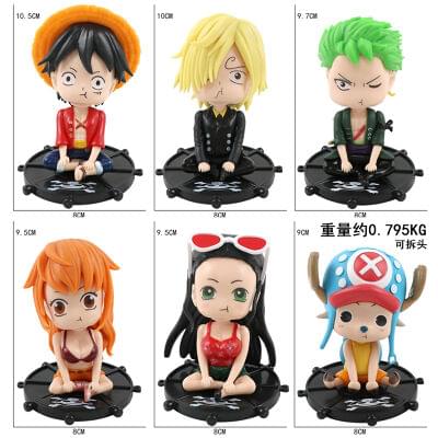 One Piece Anime Action Figure Set of 6