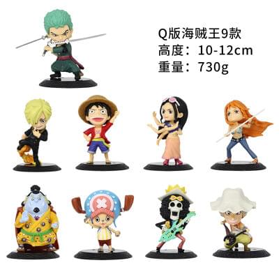 One Piece Anime Action Figure Set of 9