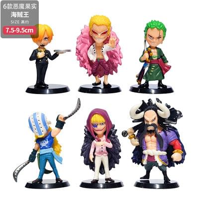 One Piece Anime Action Figure Set of 6