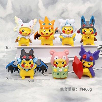 Pokimon Anime Action Figure Set of 7