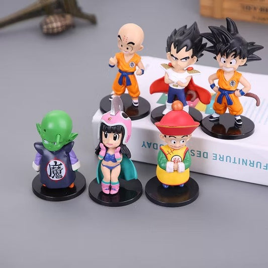 Dragon Ball Z Anime Action Figure Collectible set of 6
