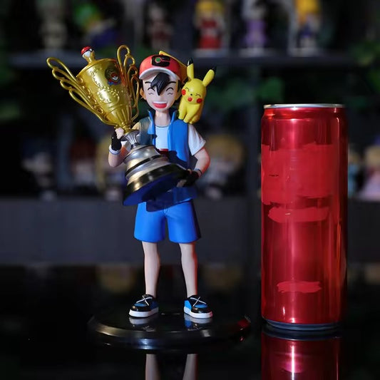 Pokimon Ash with Trophy