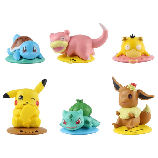 Pokimon Anime Action Figure set of 6