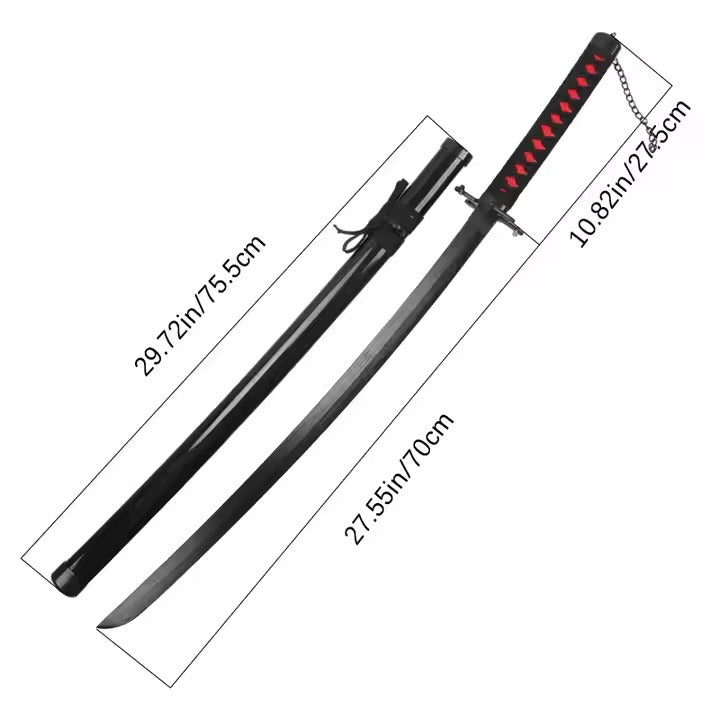 Kurosaki Ichigo Anime Bleach Wooden Katana