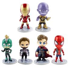 Avenge Hero Anime Action Figure Collectible set of 6