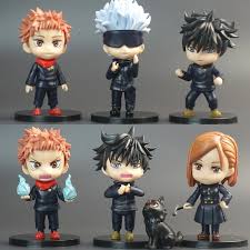 Jujutsu Kaisen Anime Action Figure set of 6