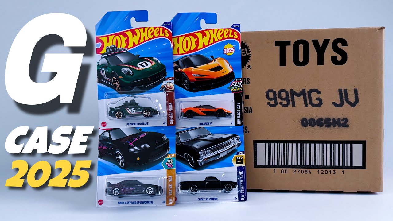 Hotwheels Imported G case 2025 ( contains 72 cars)