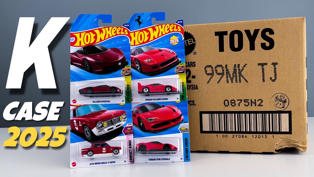 Hotwheels Imported K case 2025 ( contains 72 cars)