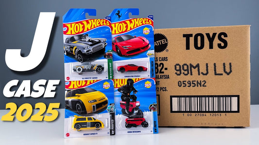 Hotwheels Imported J case 2025 ( contains 72 cars)
