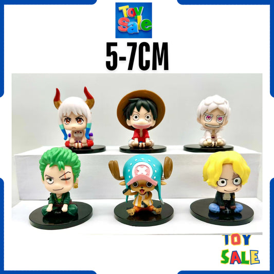 One Piece Anime Action Figure set of 6