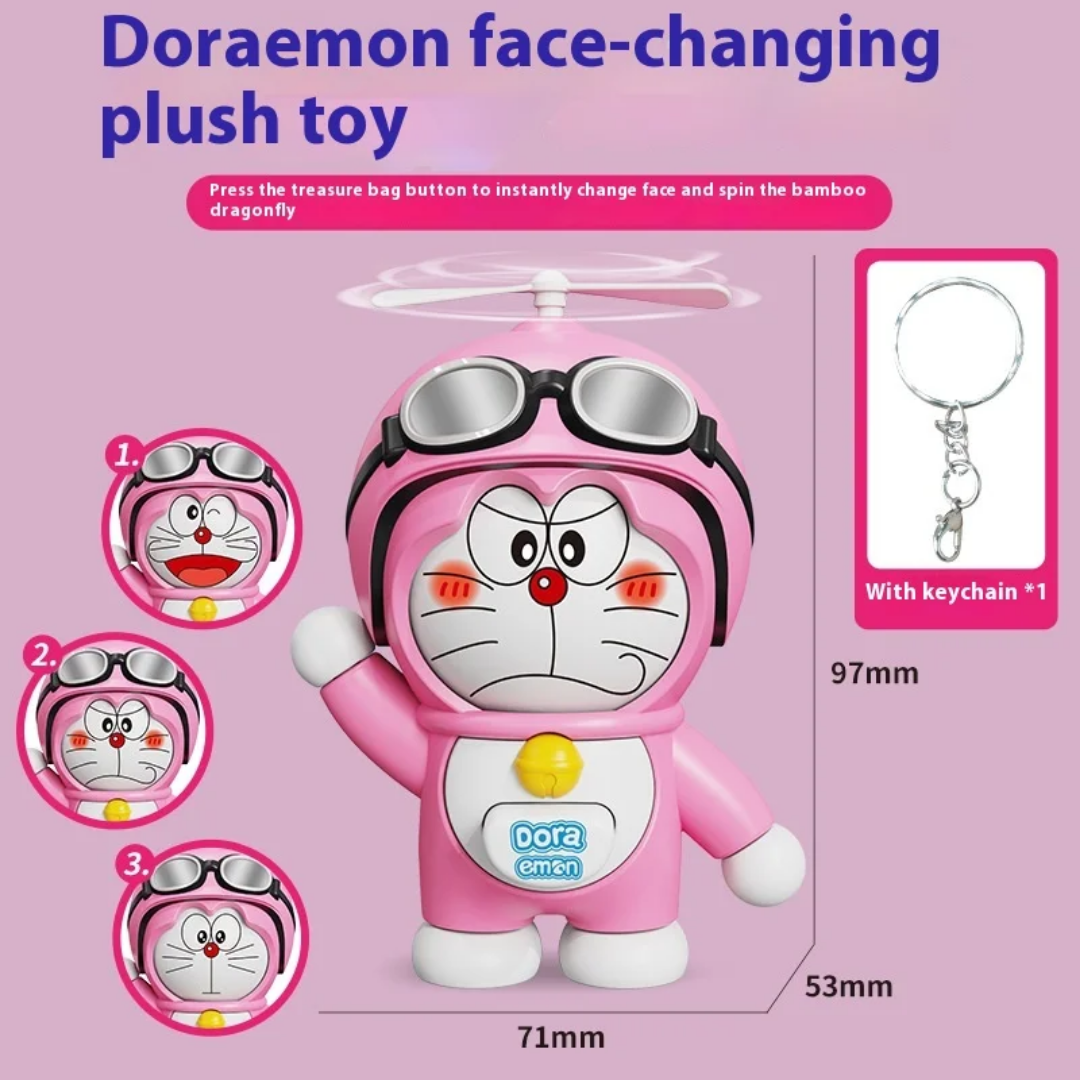 Doraemon Face Changing Keychain