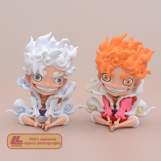 One Piece Luffy Anime Action Figure set of 2